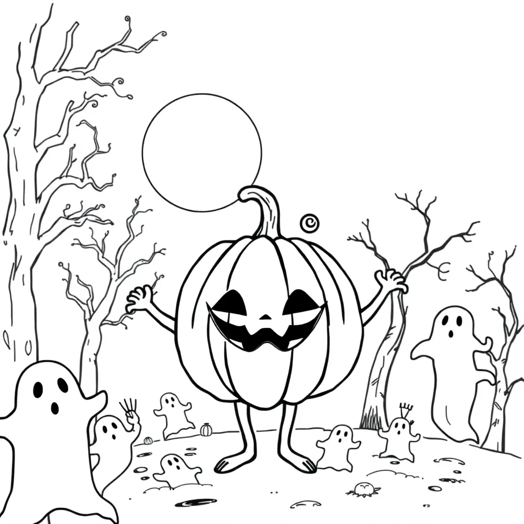 Nightmare Before Christmas coloring page
