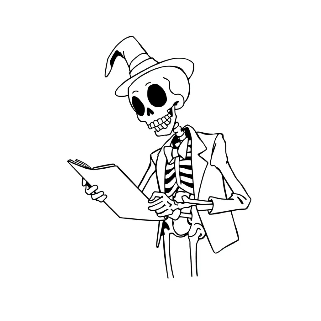 Nightmare Before Christmas coloring page