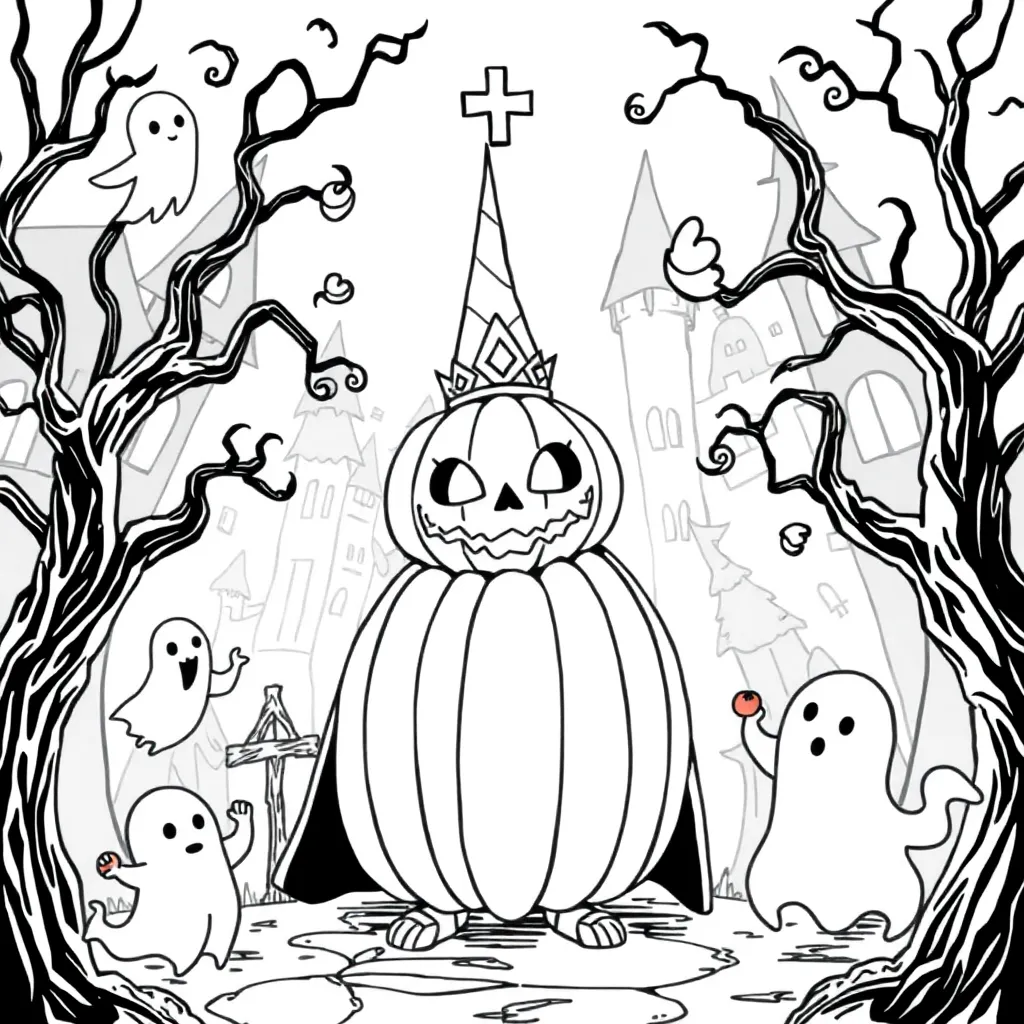 Nightmare Before Christmas coloring page