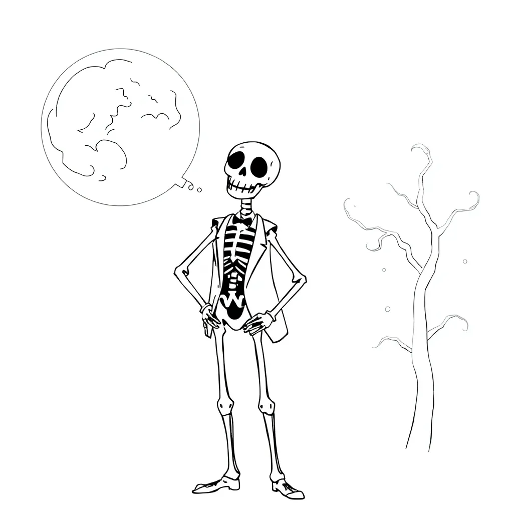 Nightmare Before Christmas coloring page
