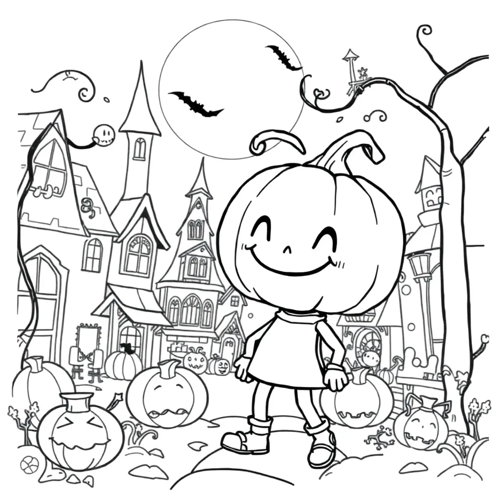 Nightmare Before Christmas coloring page