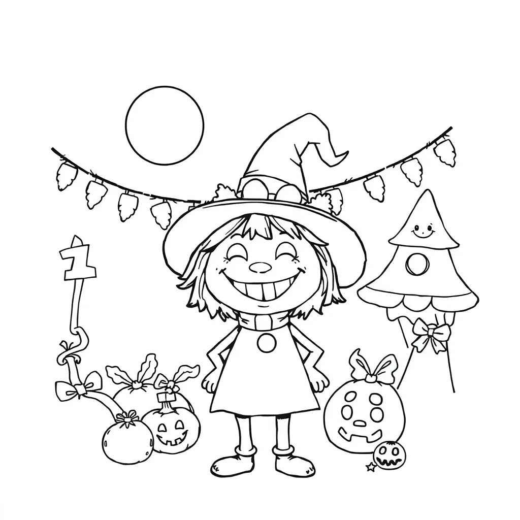 Nightmare Before Christmas coloring page