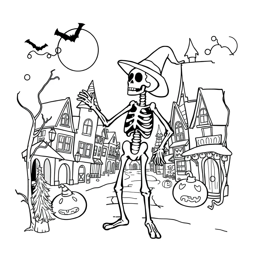 Nightmare Before Christmas coloring page