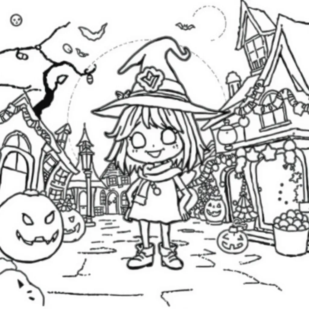 Nightmare Before Christmas coloring page