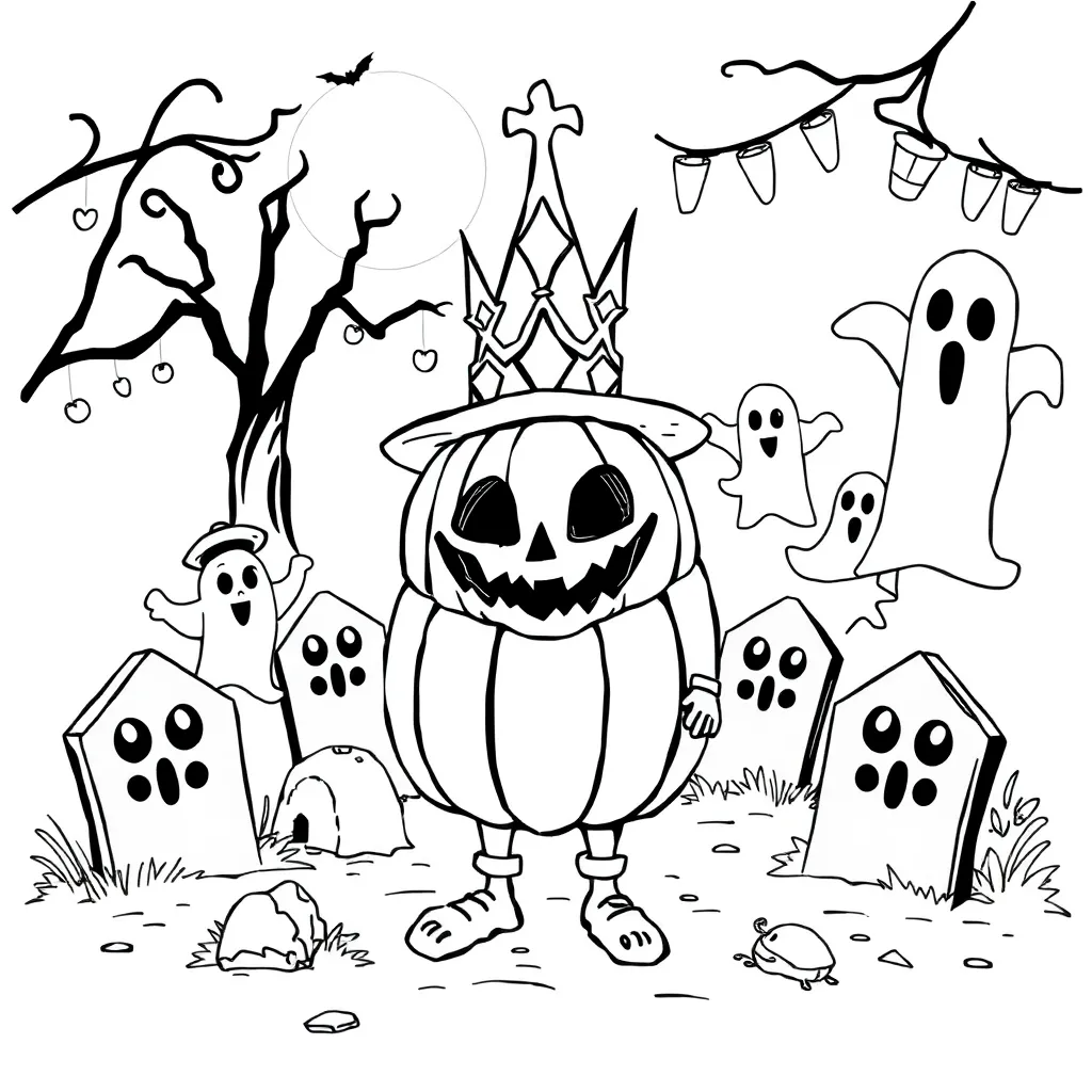 Nightmare Before Christmas coloring page