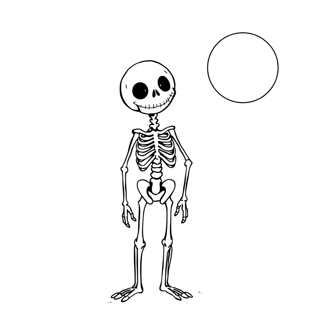 Nightmare Before Christmas coloring page