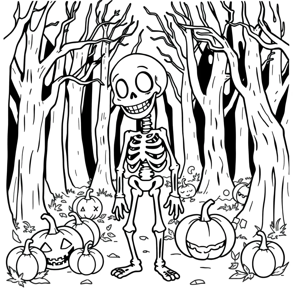 Nightmare Before Christmas coloring page