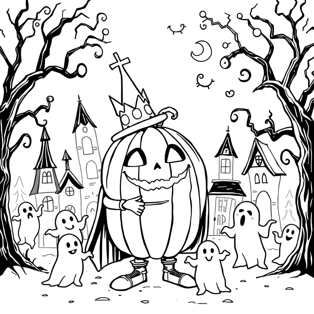 Nightmare Before Christmas coloring page