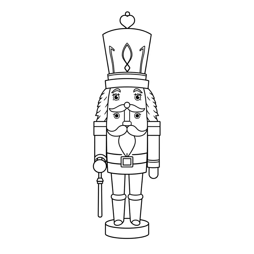 Nutcracker coloring page