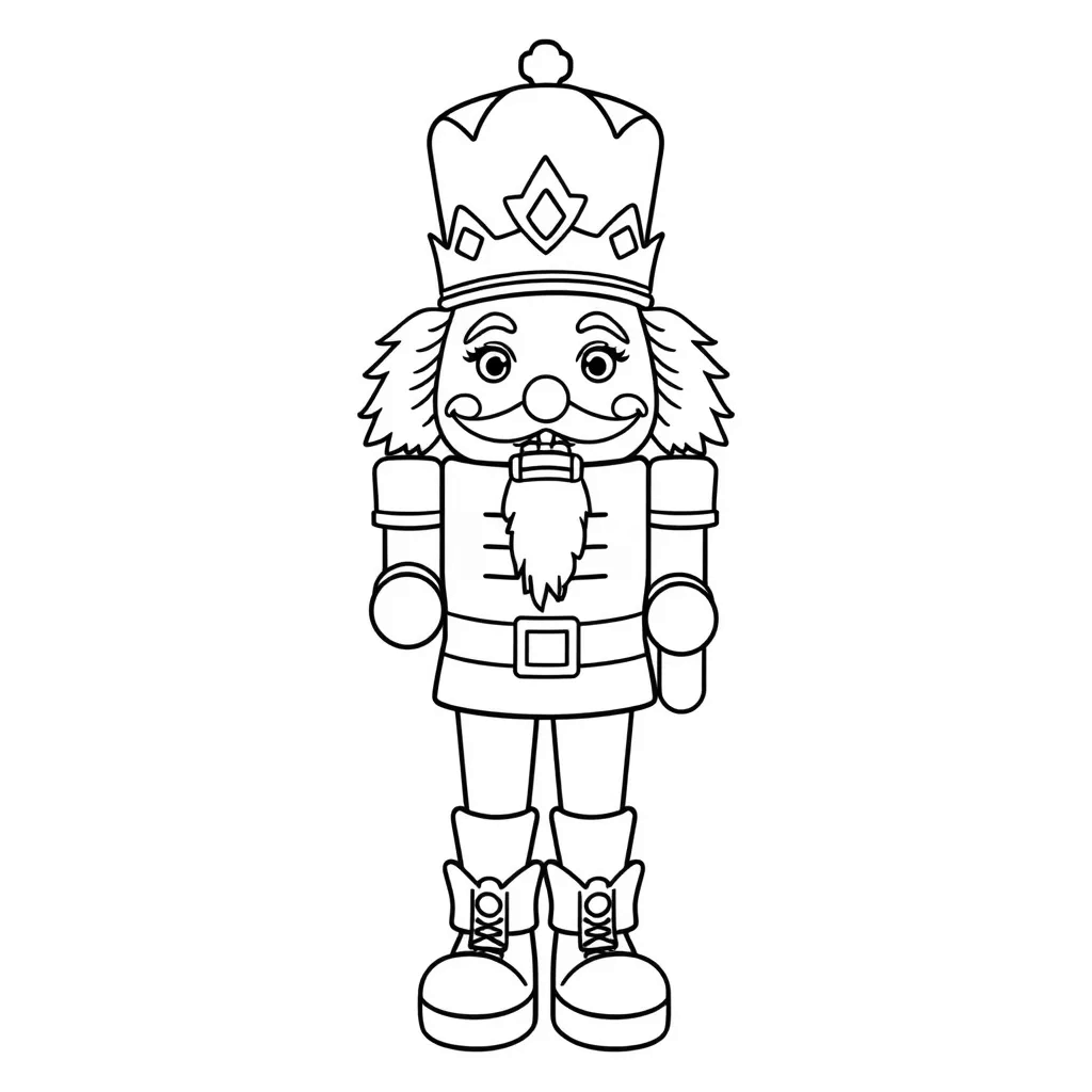 Nutcracker coloring page