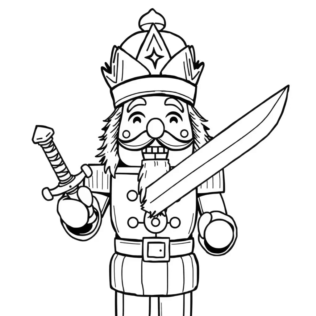 Nutcracker coloring page
