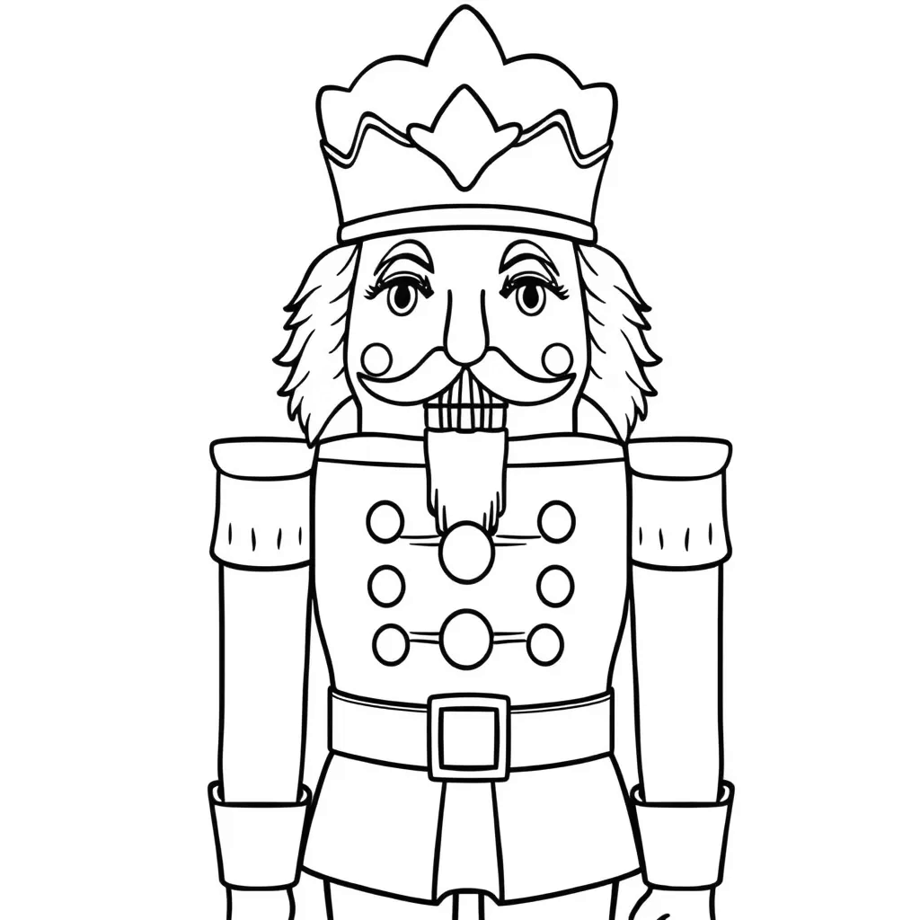 Nutcracker coloring page