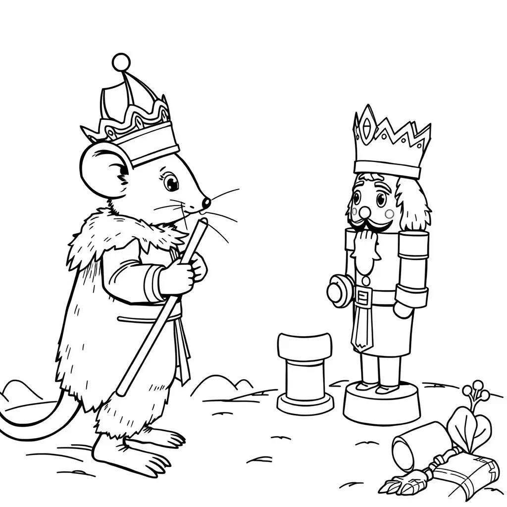 Nutcracker coloring page