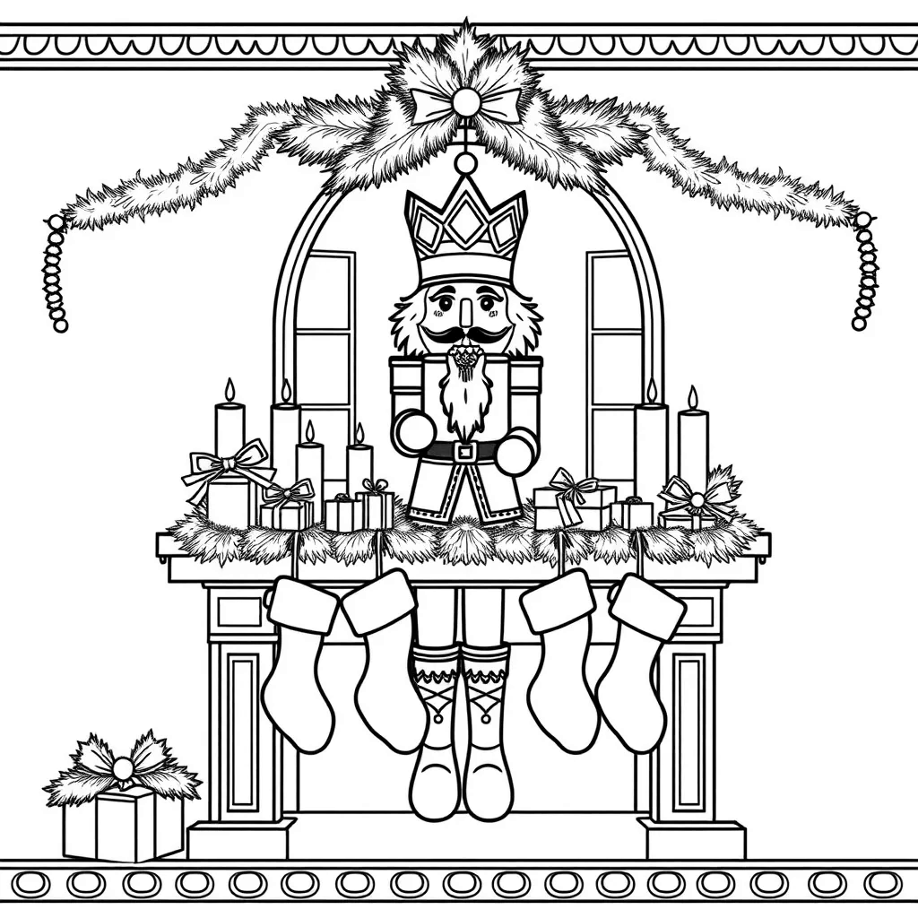 Nutcracker coloring page