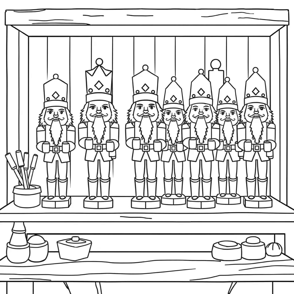 Nutcracker coloring page