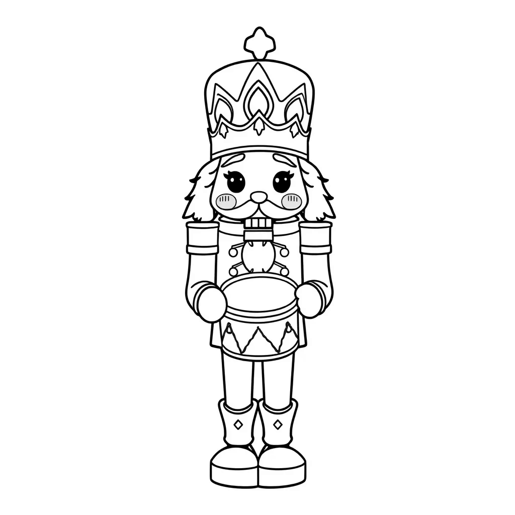 Nutcracker coloring page