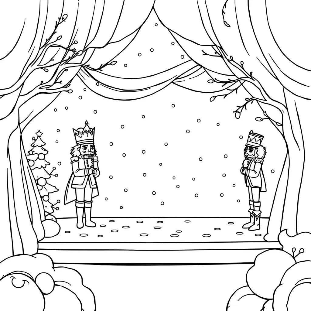 Nutcracker coloring page