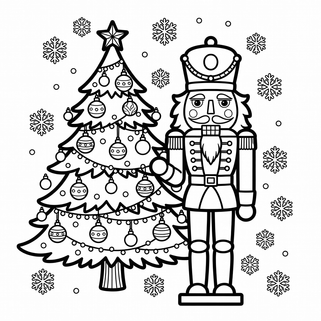 Nutcracker coloring page