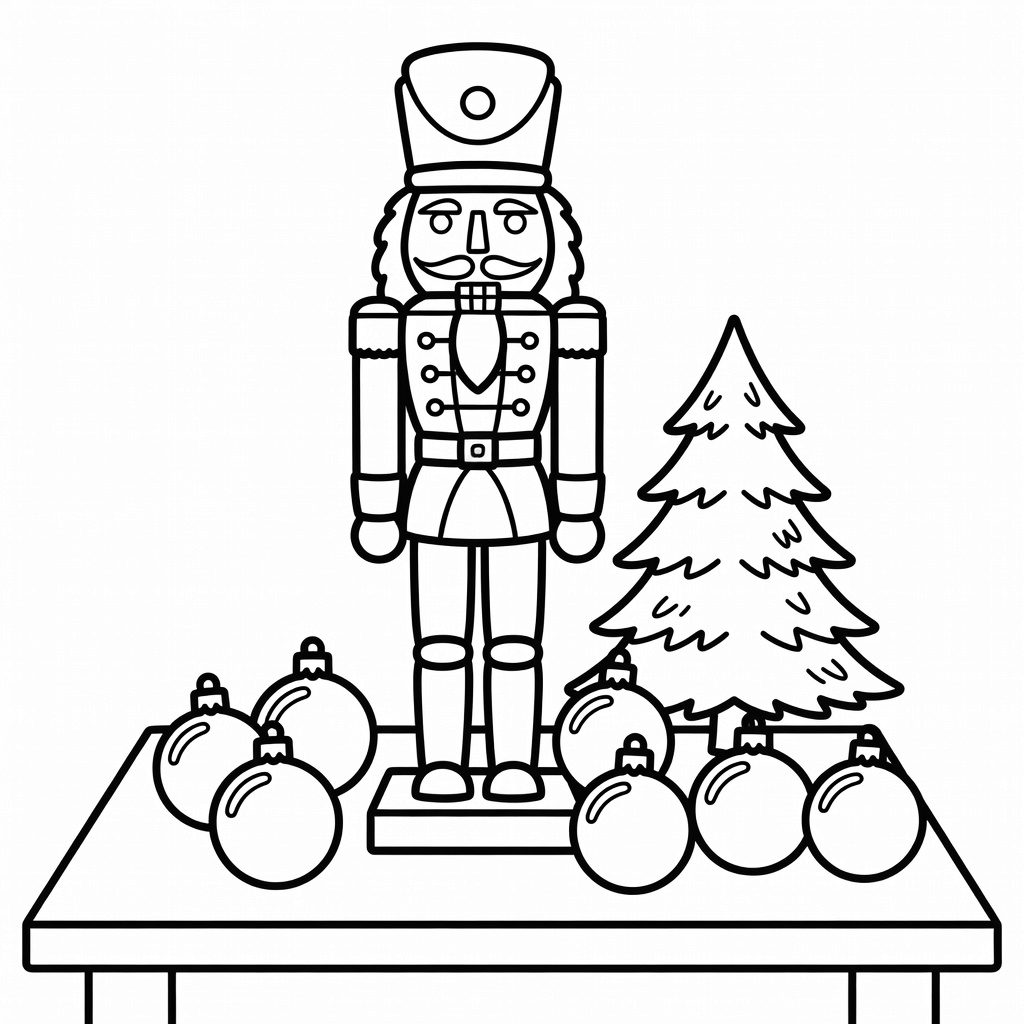 Nutcracker coloring page