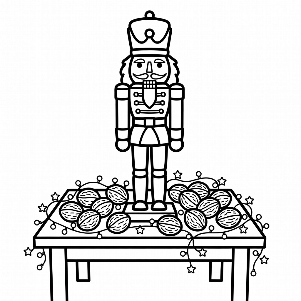 Nutcracker coloring page