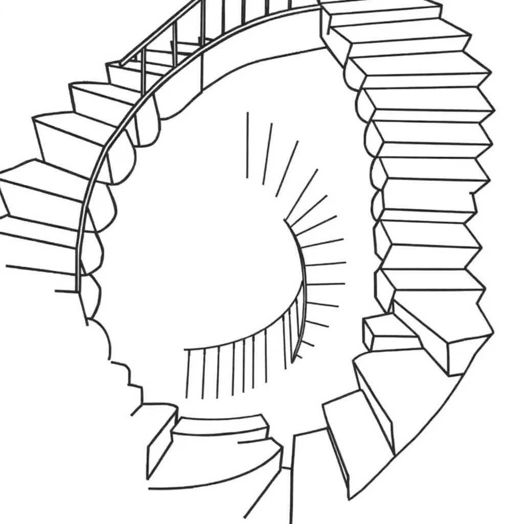 Optical Illusion coloring page