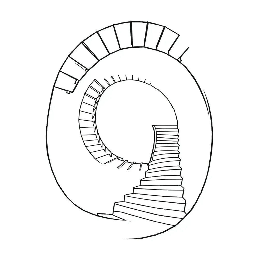 Optical Illusion coloring page