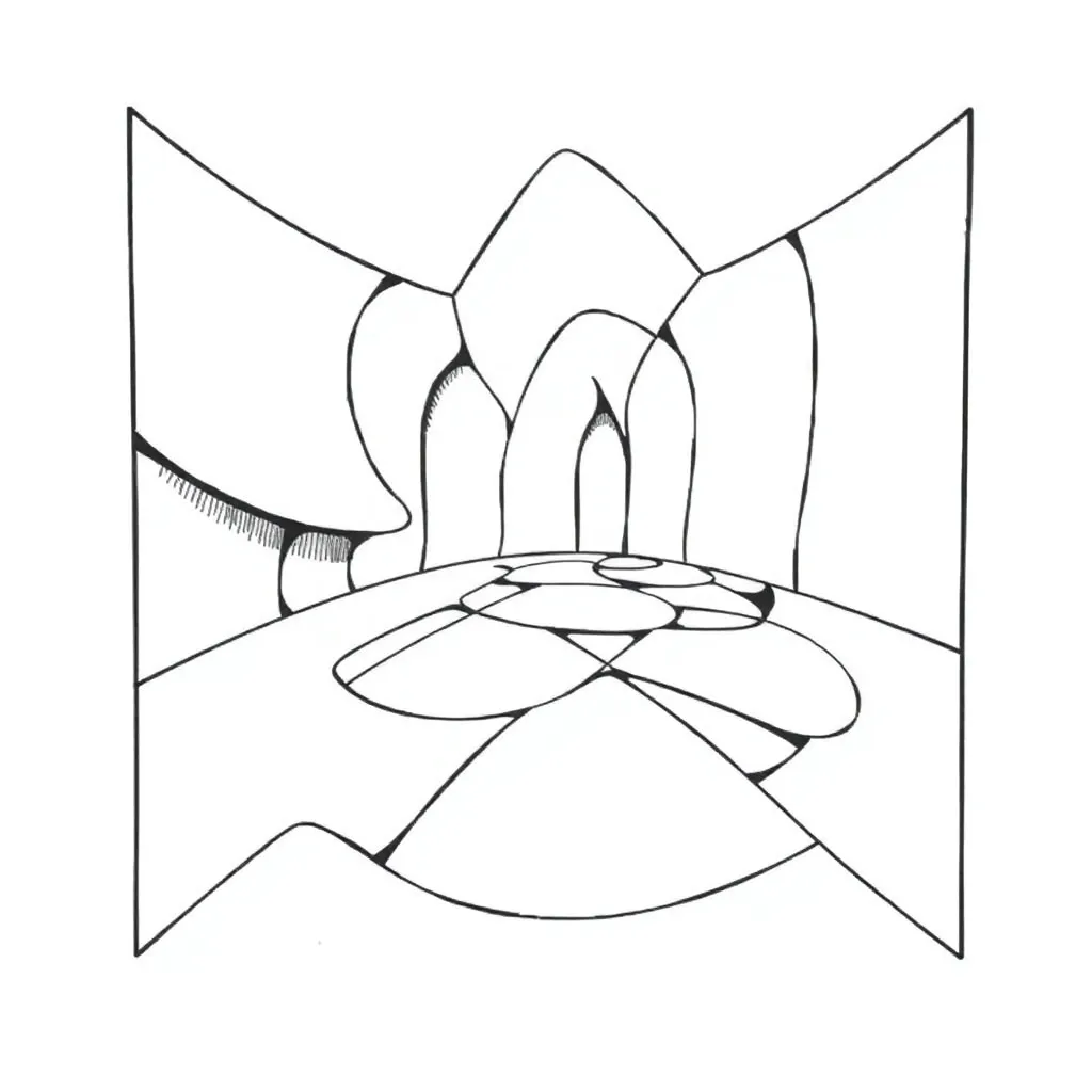 Optical Illusion coloring page