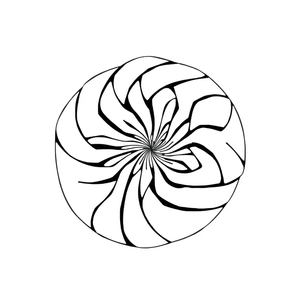Optical Illusion coloring page