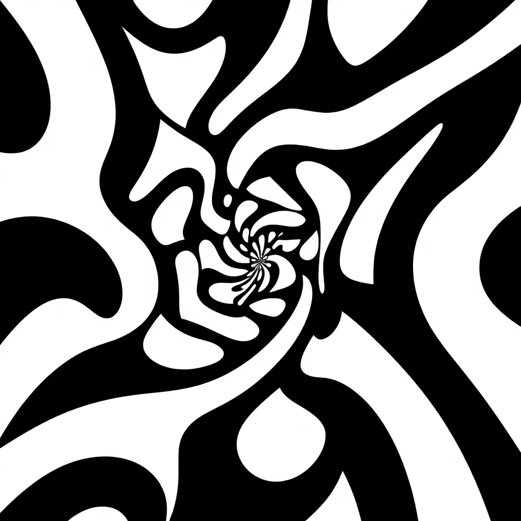 Optical Illusion coloring page
