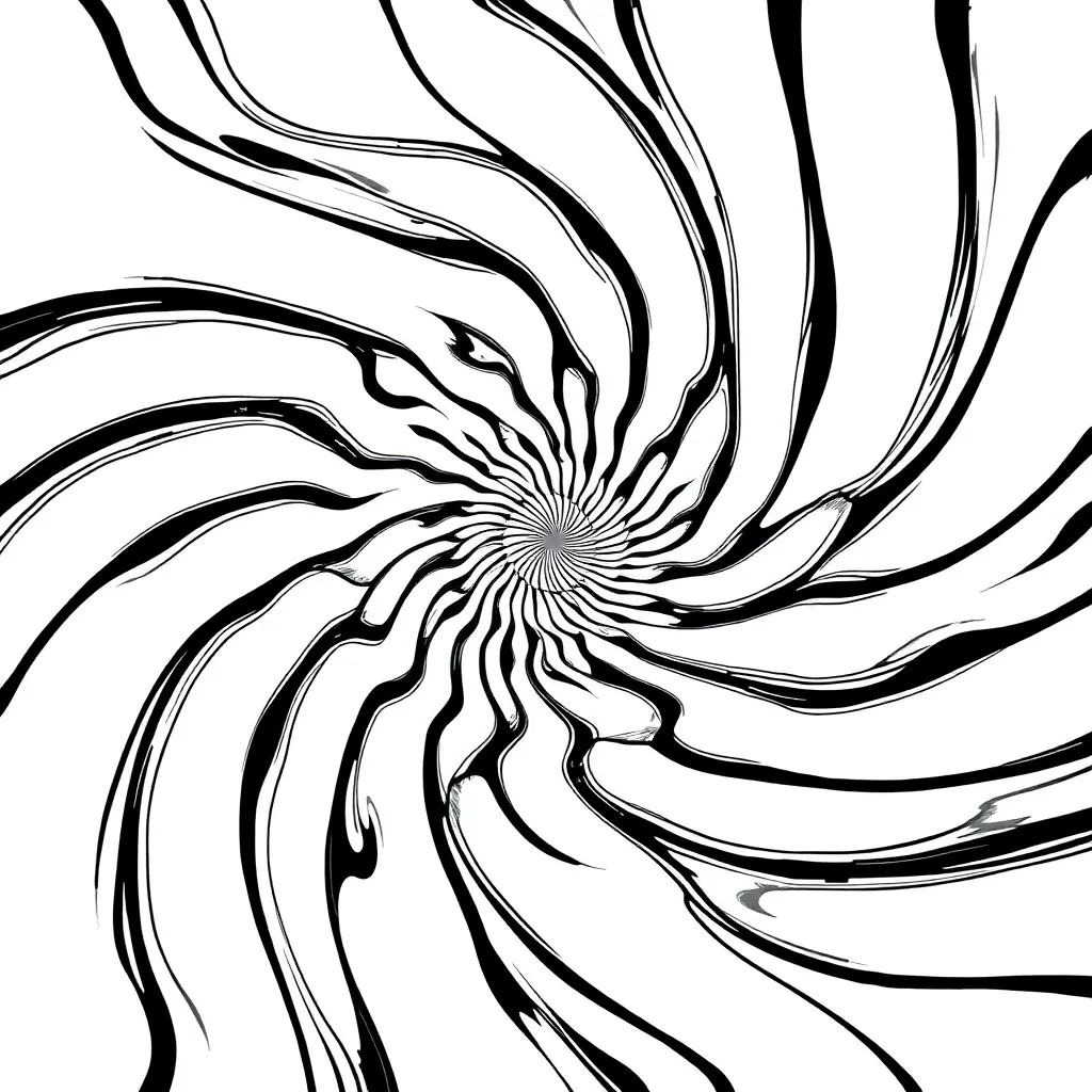 Optical Illusion coloring page
