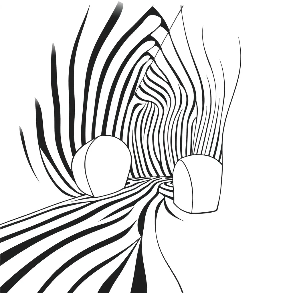 Optical Illusion coloring page
