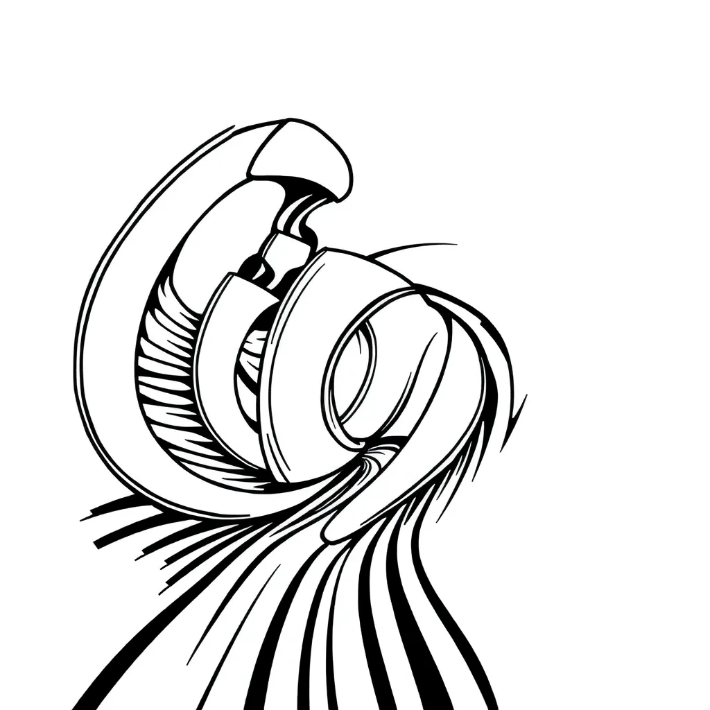 Optical Illusion coloring page