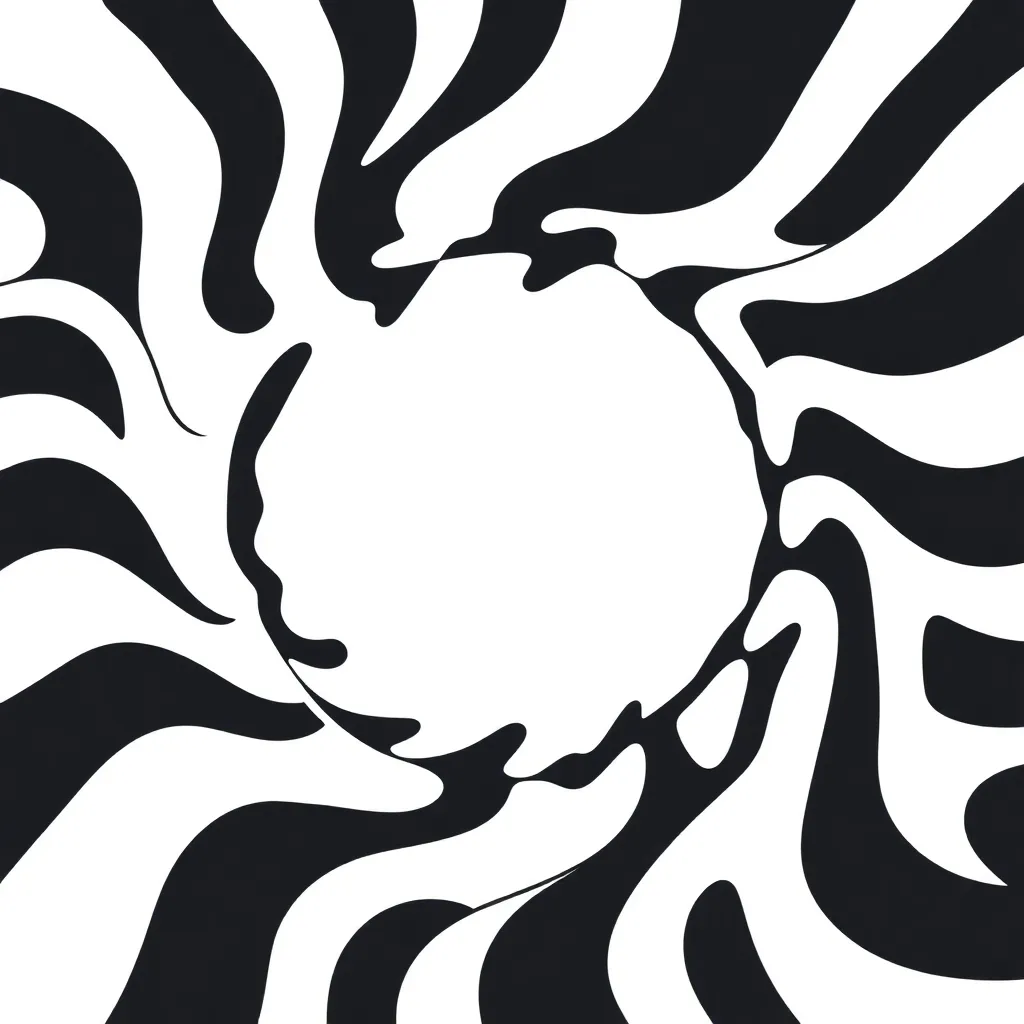 Optical Illusion coloring page