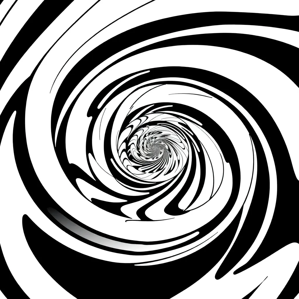 Optical Illusion coloring page