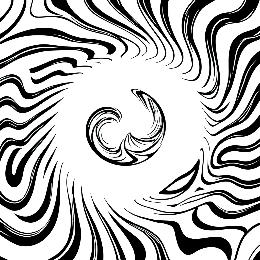 Optical Illusion coloring page