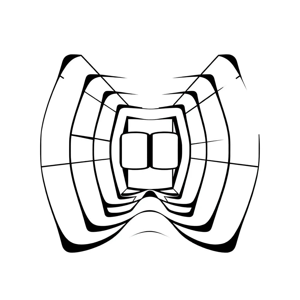 Optical Illusion coloring page