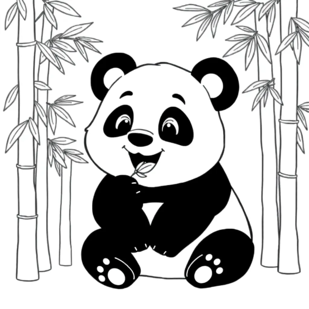 Panda Bear coloring page