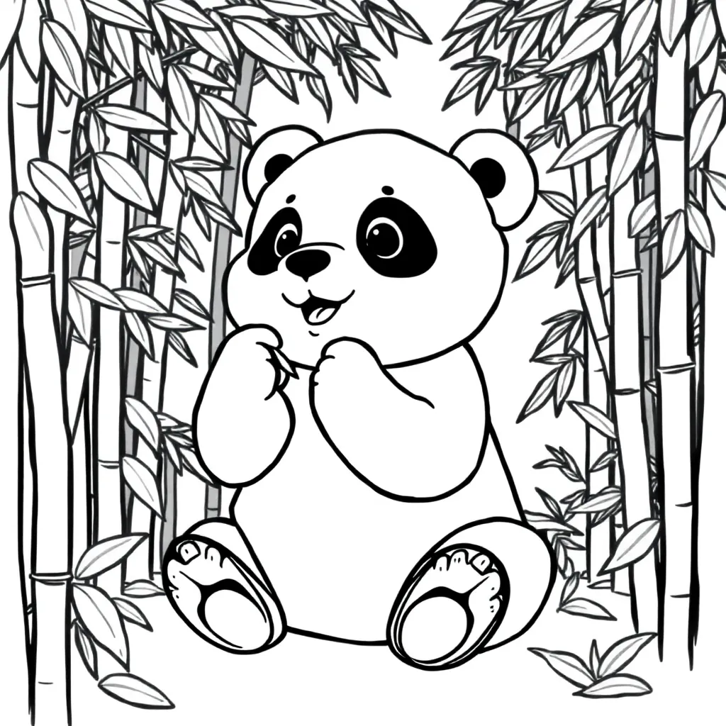 Panda Bear coloring page