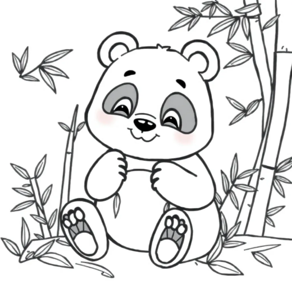 Panda Bear coloring page