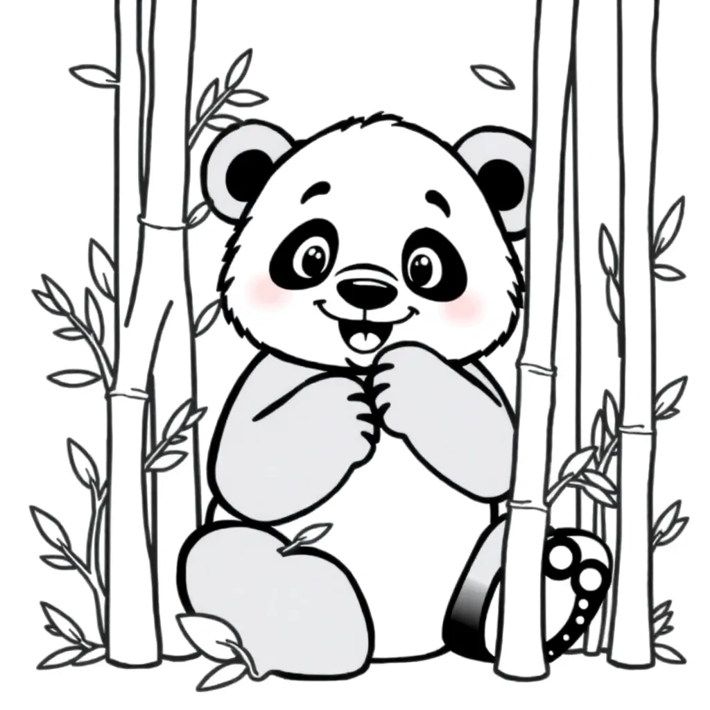Panda Bear coloring page