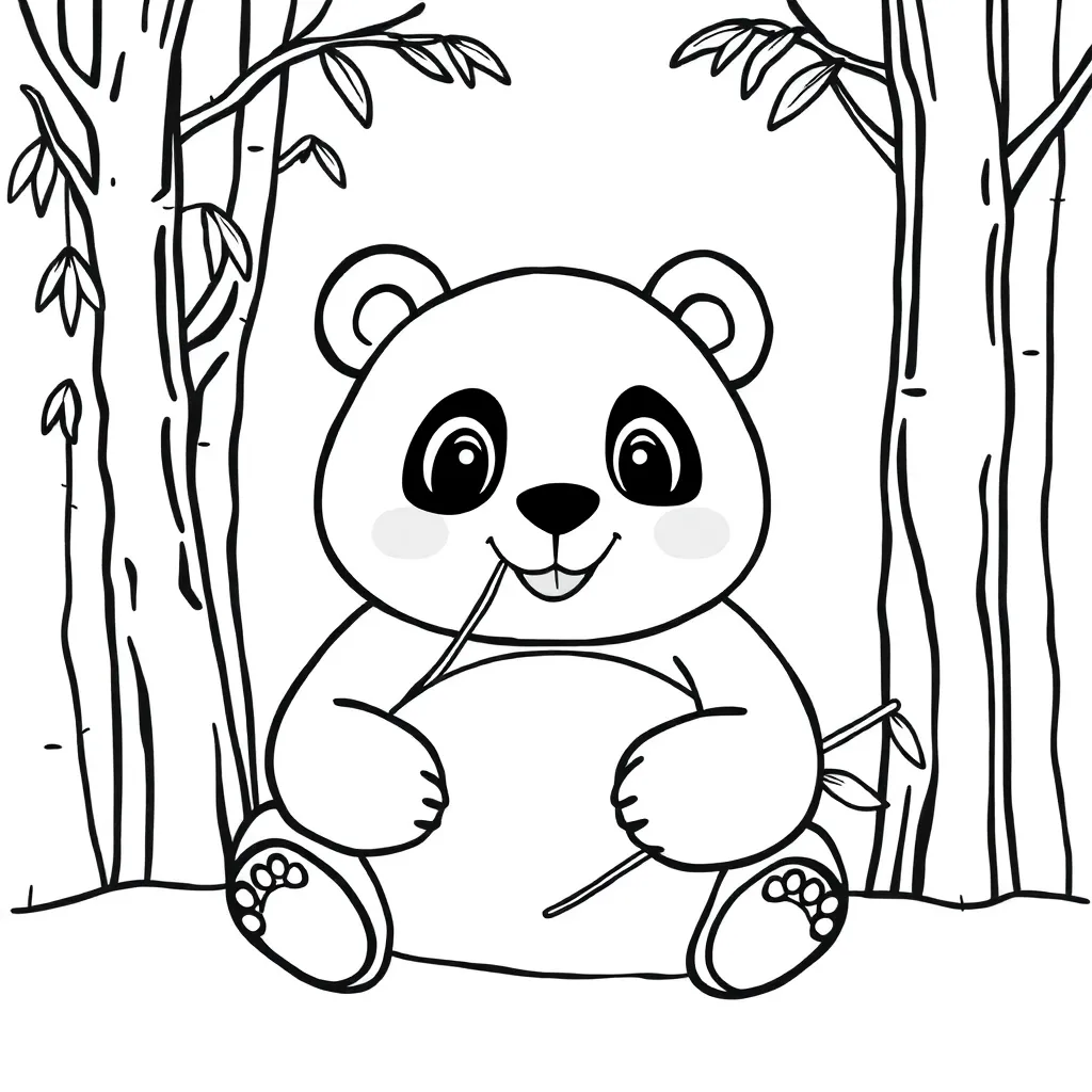 Panda Bear coloring page