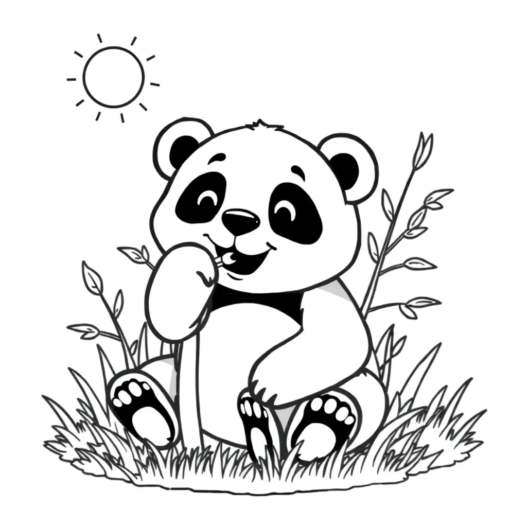 Panda Bear coloring page
