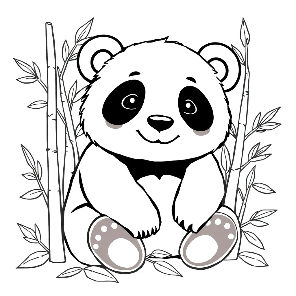 Panda Bear coloring page