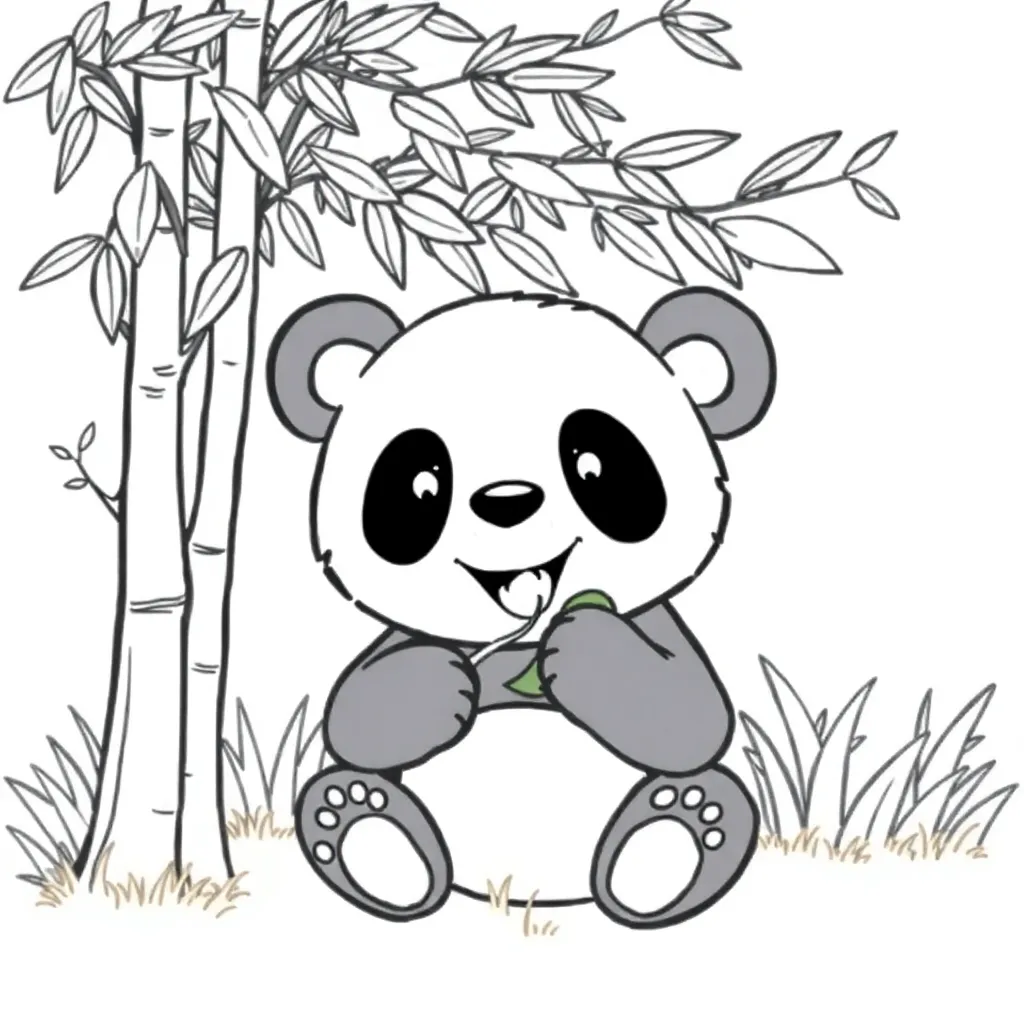 Panda Bear coloring page