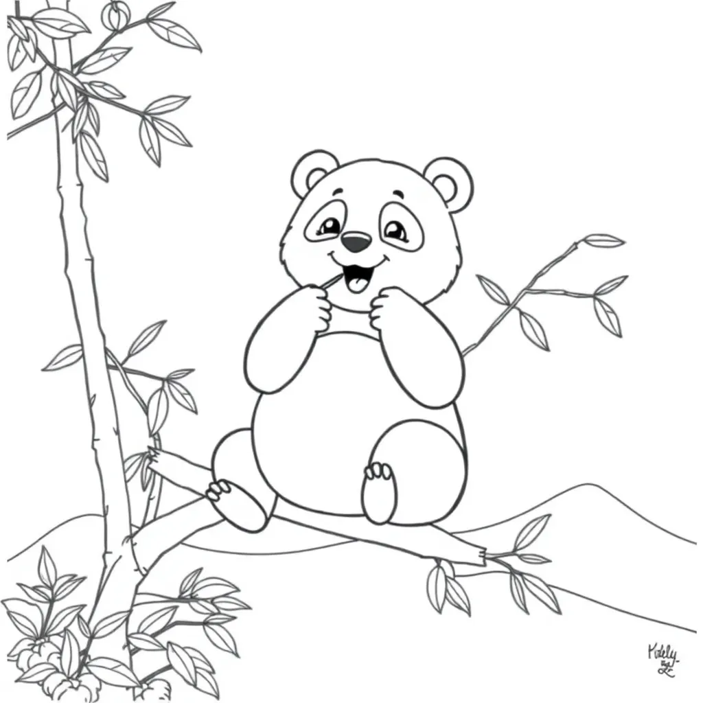 Panda Bear coloring page