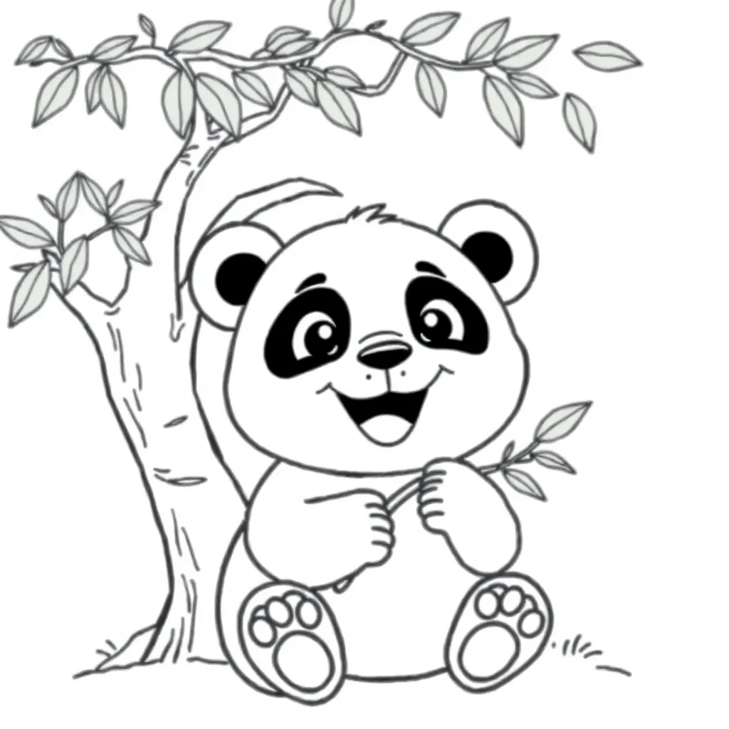 Panda Bear coloring page