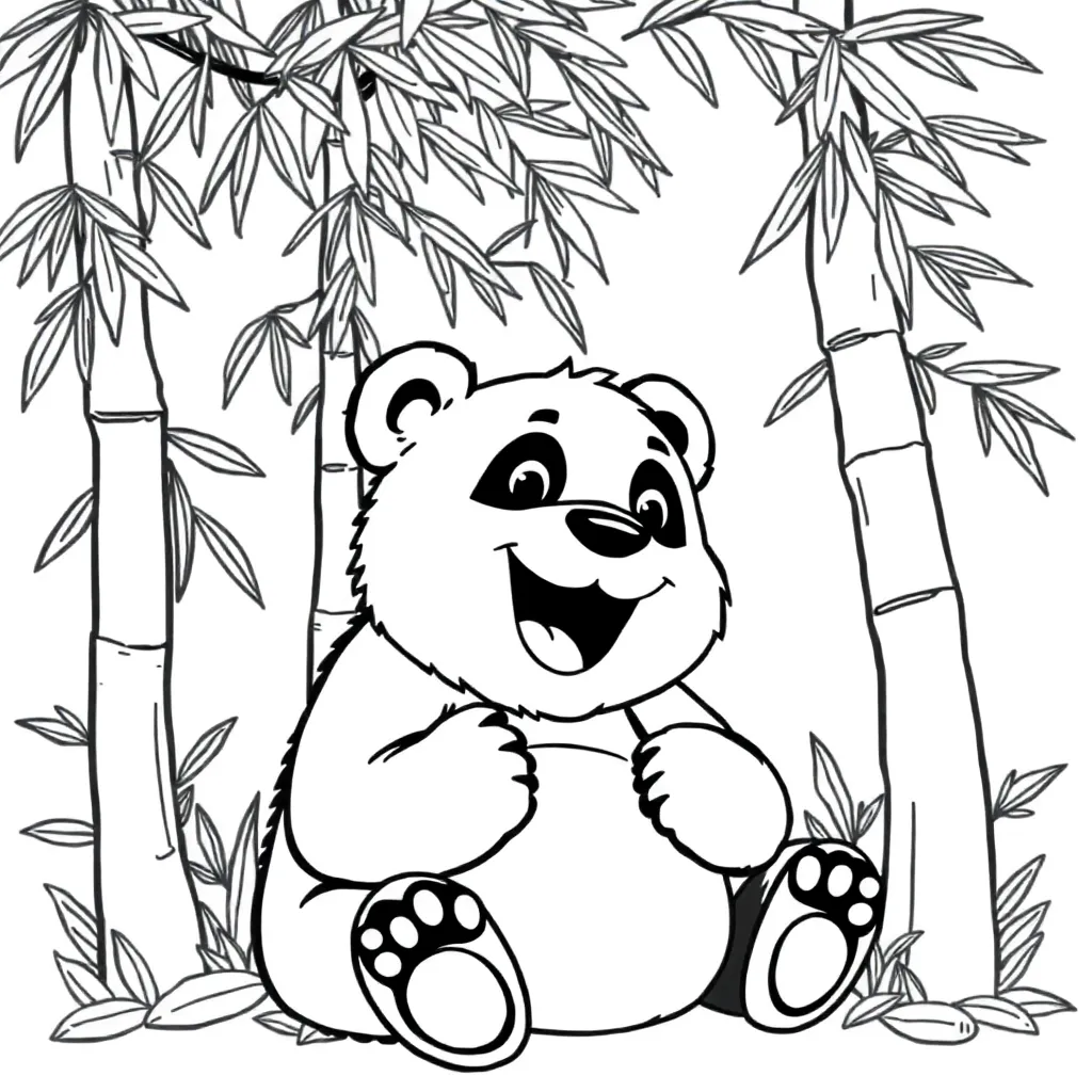 Panda Bear coloring page