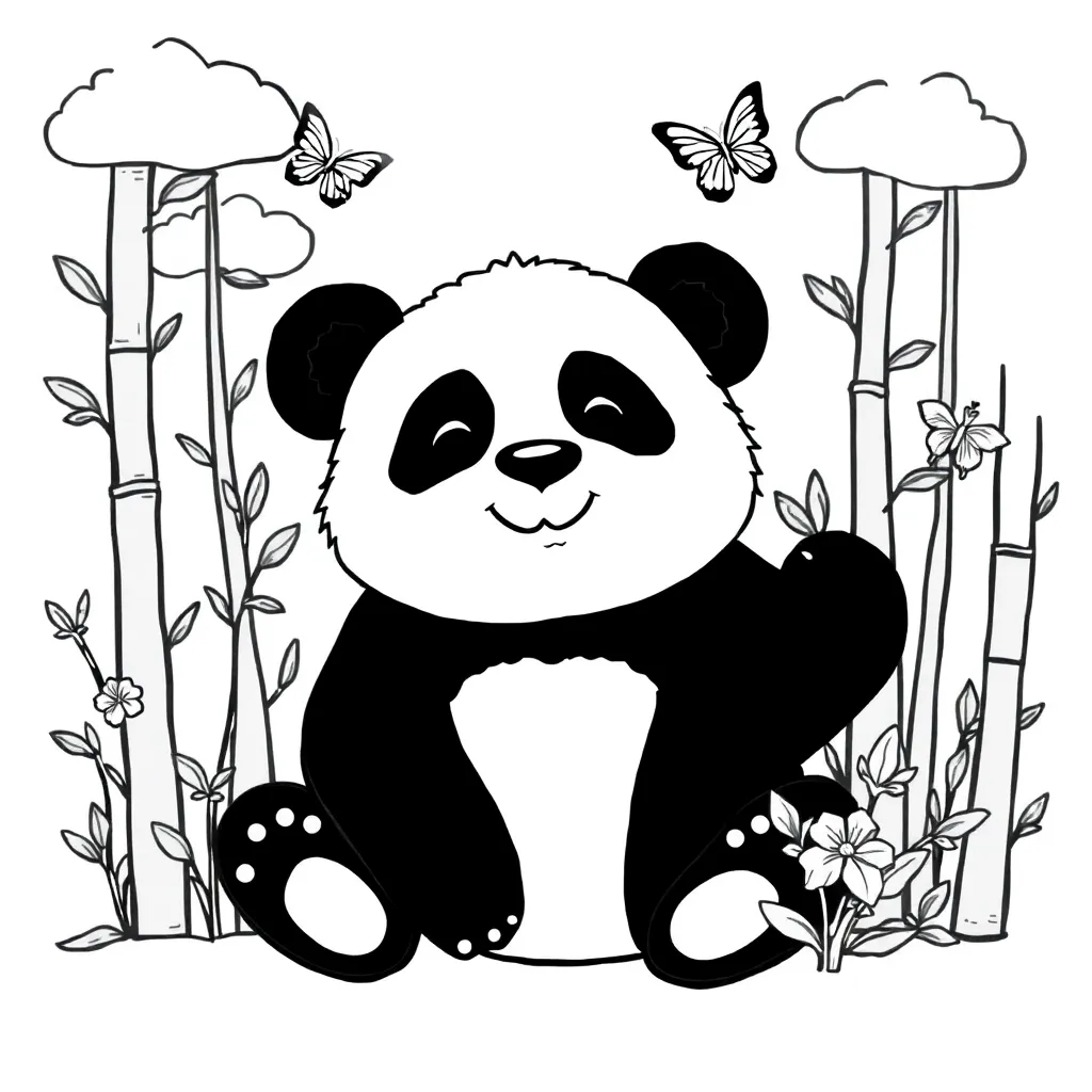 Panda Bear coloring page