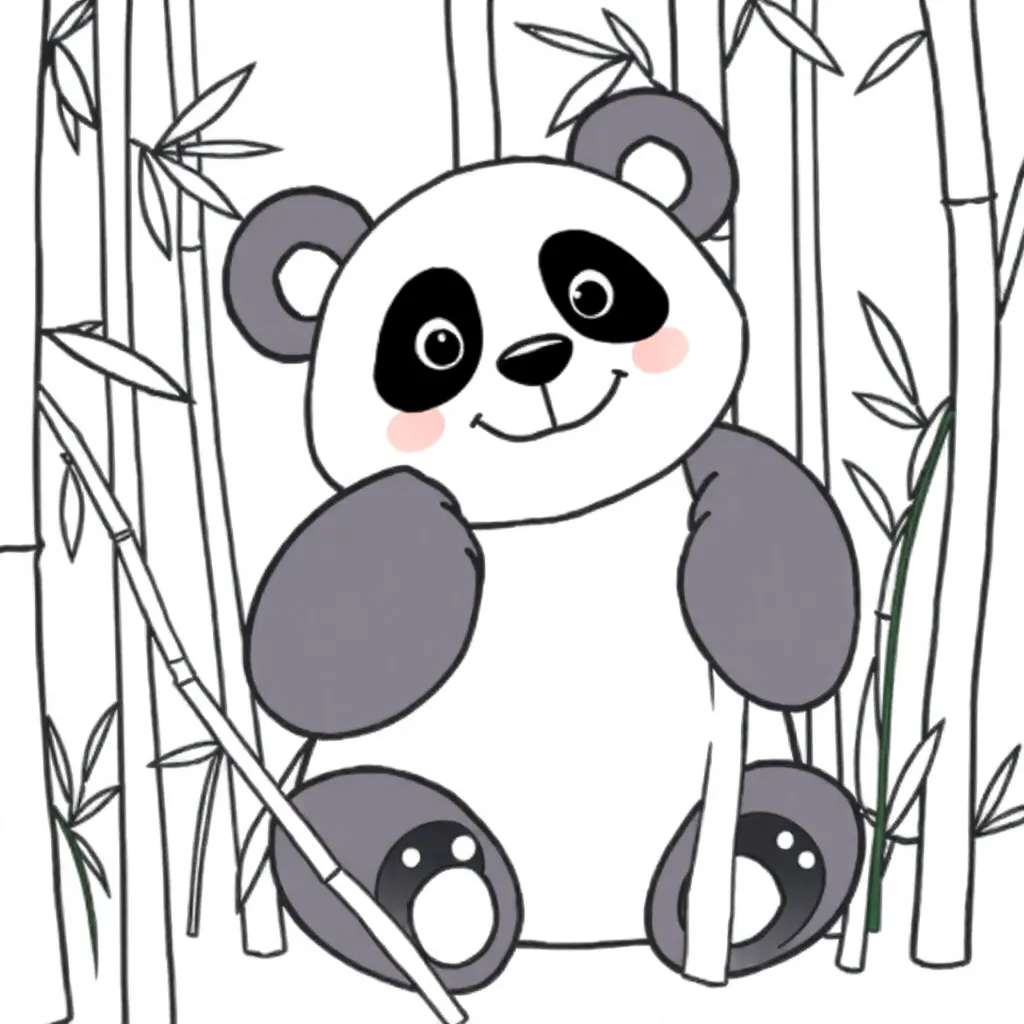 Panda Bear coloring page