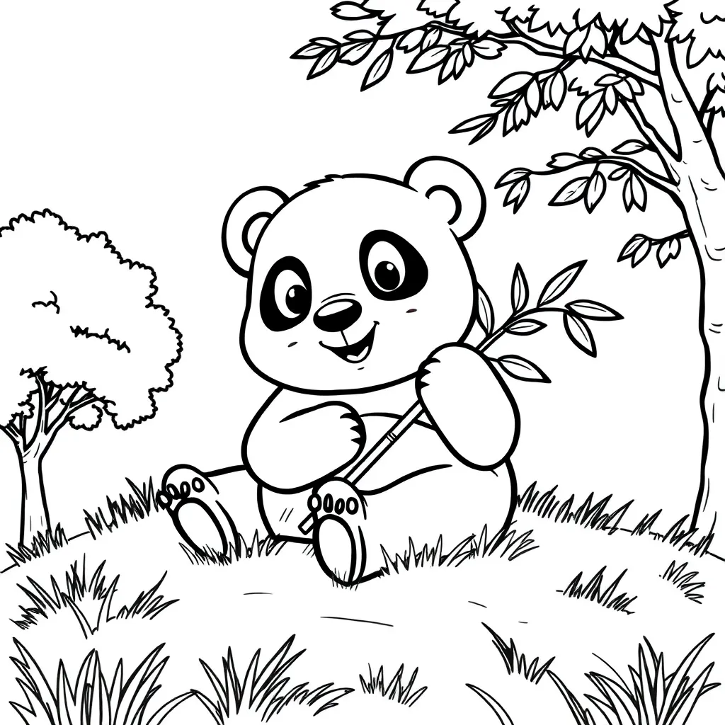 Panda Bear coloring page